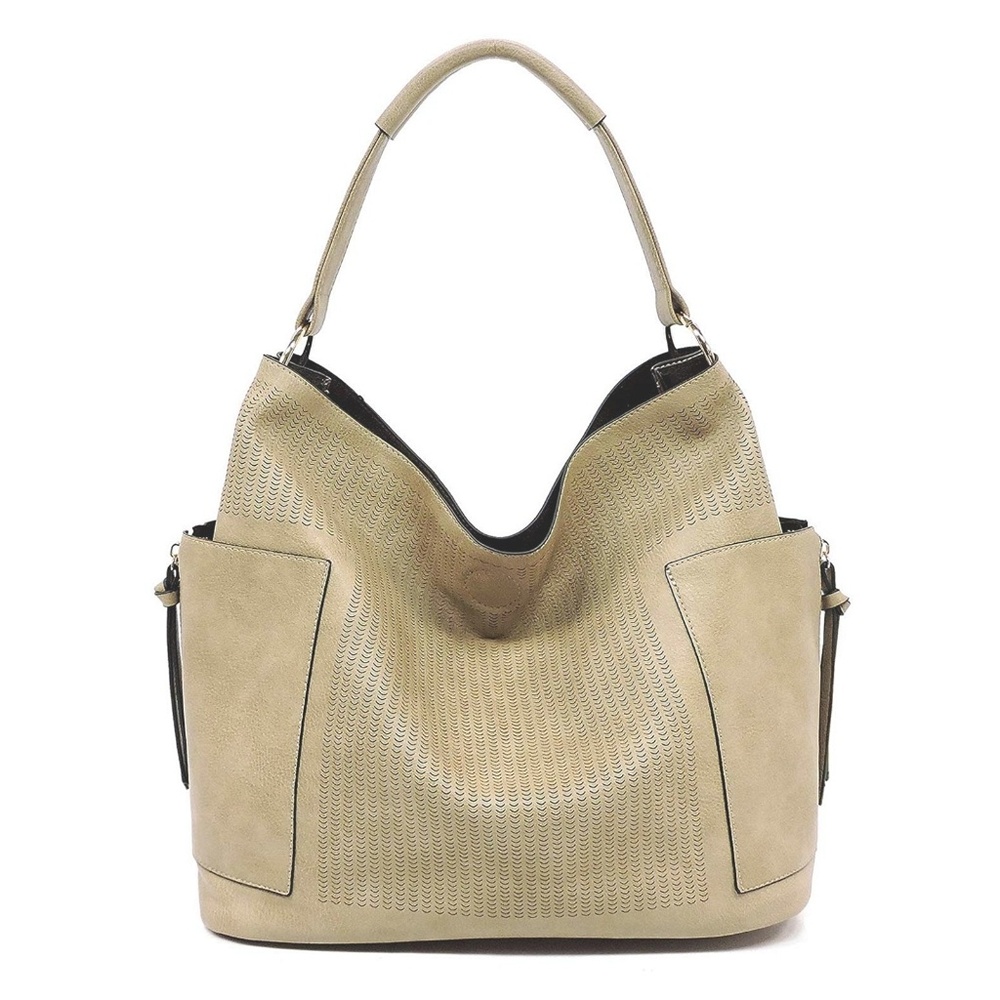 Luxury Double Side Zip Hobo